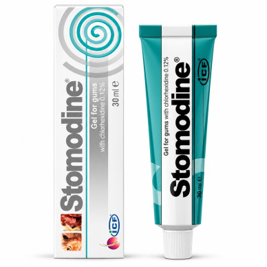Stomodine – Gel Oral Antiseptic pentru Câini și Pisici – 30 ml